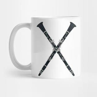 Clarinets Forming an X Mug